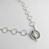 Circle Chain with Turquoise Toggle