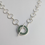 Circle Chain with Turquoise Toggle