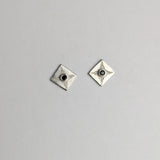 Stippled Square Studs
