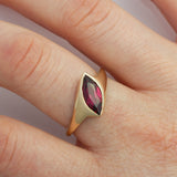 Marquise Garnet Ring