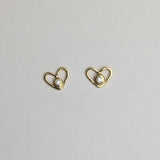 Outline Heart Studs