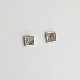 Pink Rhodonite Inlay Studs