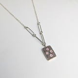 Pink Garnet Necklace