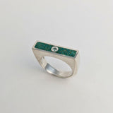 Sapphire Rectangle Ring