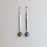 Bar Pearl Earrings