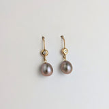Gold Pearl Earrings
