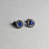 Lapis Lazuli Textured Studs