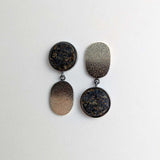 Mis-Matched Blue Jasper Studs