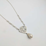 Mother of Pearl Drop Necklace