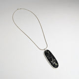 Oval Jet Necklace