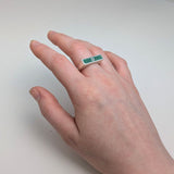 Sapphire Rectangle Ring