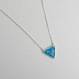 Turquoise Triangle Necklace