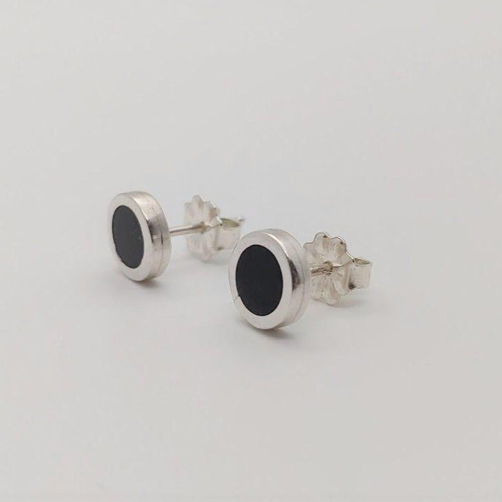 Gemstone Inlay Studs