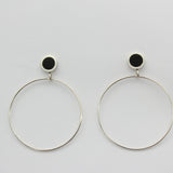 Inlay Stud with Circle Drop