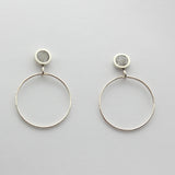 Inlay Stud with Circle Drop